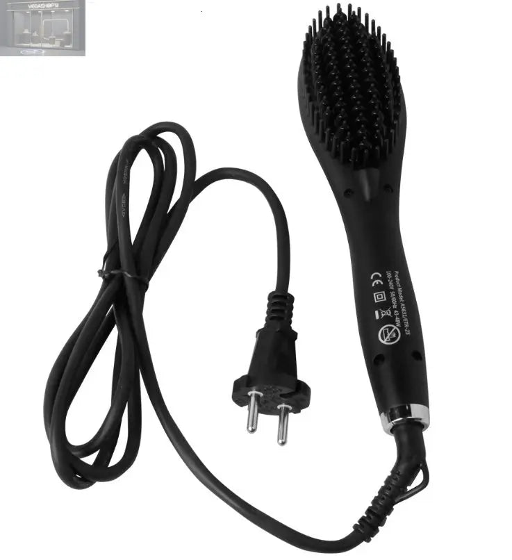 Ceramic Hair Straightening Brush VEGASHOP VEGASHOP Ceramic Hair Straightening Brush