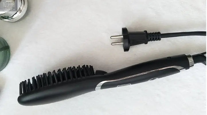 Ceramic Hair Straightening Brush VEGASHOP VEGASHOP Ceramic Hair Straightening Brush