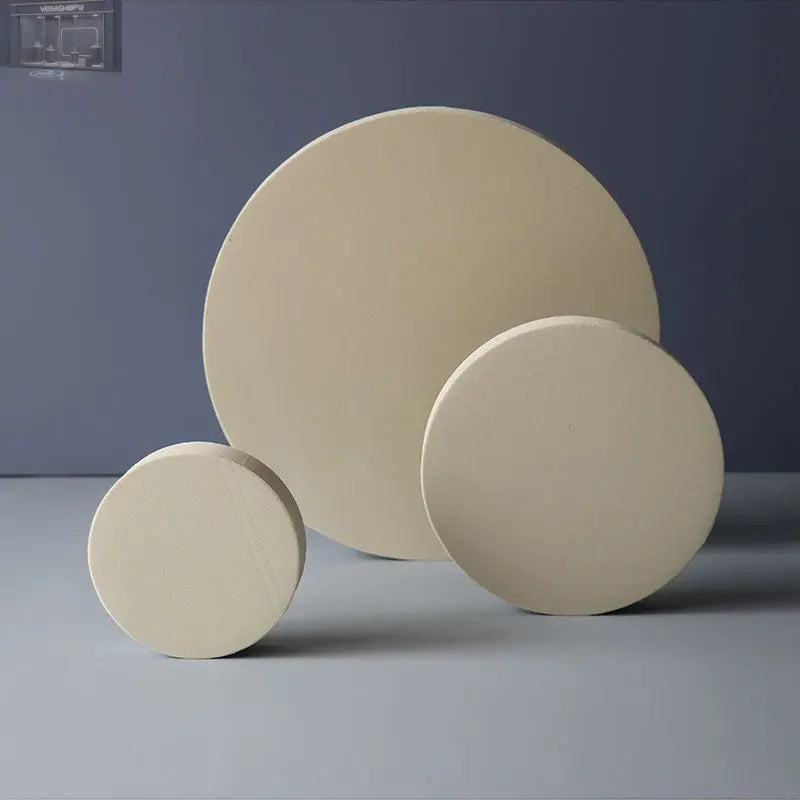 Beauty Cosmetics And Skin Care Products Shooting Posing Props Decorative OrnamentsProduct information Color: a set of 3 white rounds, a set of 3 pink rounds, a set of 3 green rounds, a set of 3 blue rounds, a set of 3 nude rounds, a set of bean paste colo