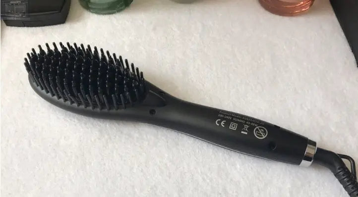 Ceramic Hair Straightening Brush VEGASHOP VEGASHOP Ceramic Hair Straightening Brush