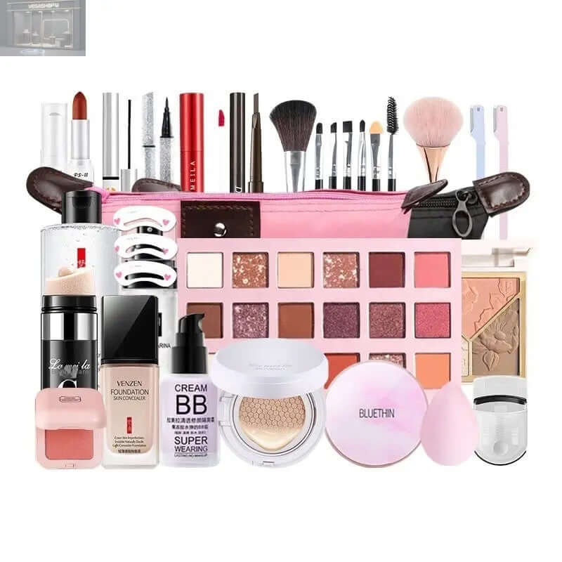Cosmetics Suit Makeup Full SetProduct information: Color classification: Makeup Set [random three pieces] carefully, 40 sets of makeup [one set to solve the makeup problem], 32 sets of makeup [in order to get cosmetic bag], 25 sets of cosmetics [order cos