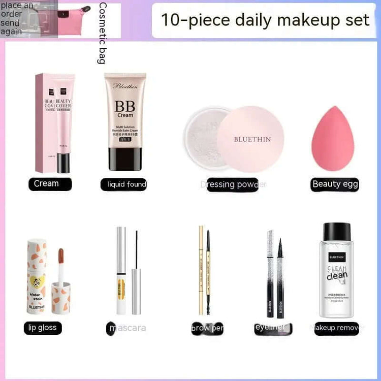 Cosmetics Suit Makeup Full SetProduct information: Color classification: Makeup Set [random three pieces] carefully, 40 sets of makeup [one set to solve the makeup problem], 32 sets of makeup [in order to get cosmetic bag], 25 sets of cosmetics [order cos