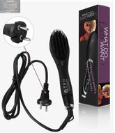 Ceramic Hair Straightening Brush VEGASHOP VEGASHOP Ceramic Hair Straightening Brush