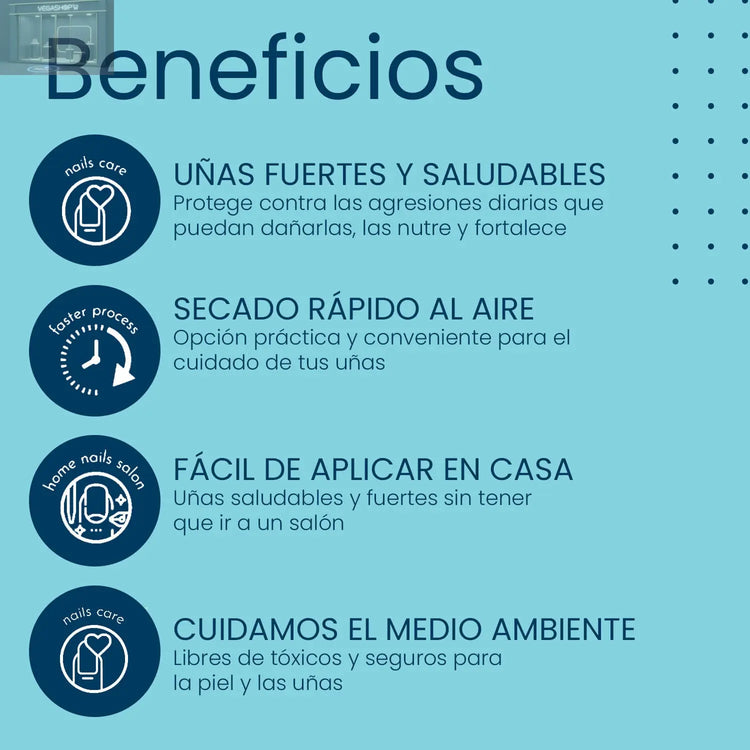 Nail Hardener 15 ml- Endurecedor de uñas - Nooves Nails-2