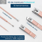 Kit de Manicura Profesional de 18 Piezas NOOVES NOOVES Kit de Manicura Profesional de 18 Piezas