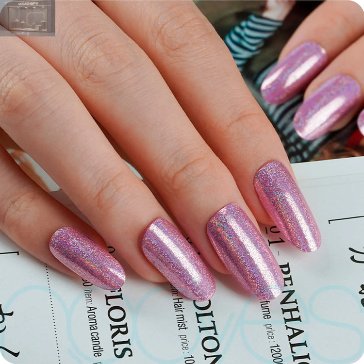 Láminas de Gel - Sparkling Pink - Nooves Nails NOOVES NOOVES Láminas de Gel - Sparkling Pink - Nooves Nails