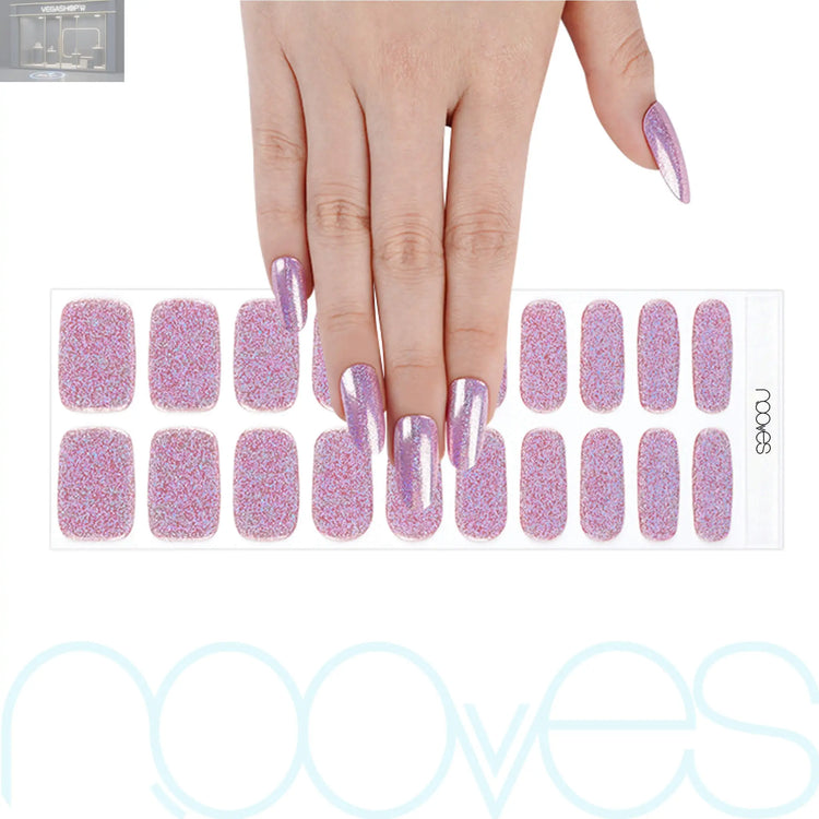 Láminas de Gel - Sparkling Pink - Nooves Nails NOOVES NOOVES Láminas de Gel - Sparkling Pink - Nooves Nails