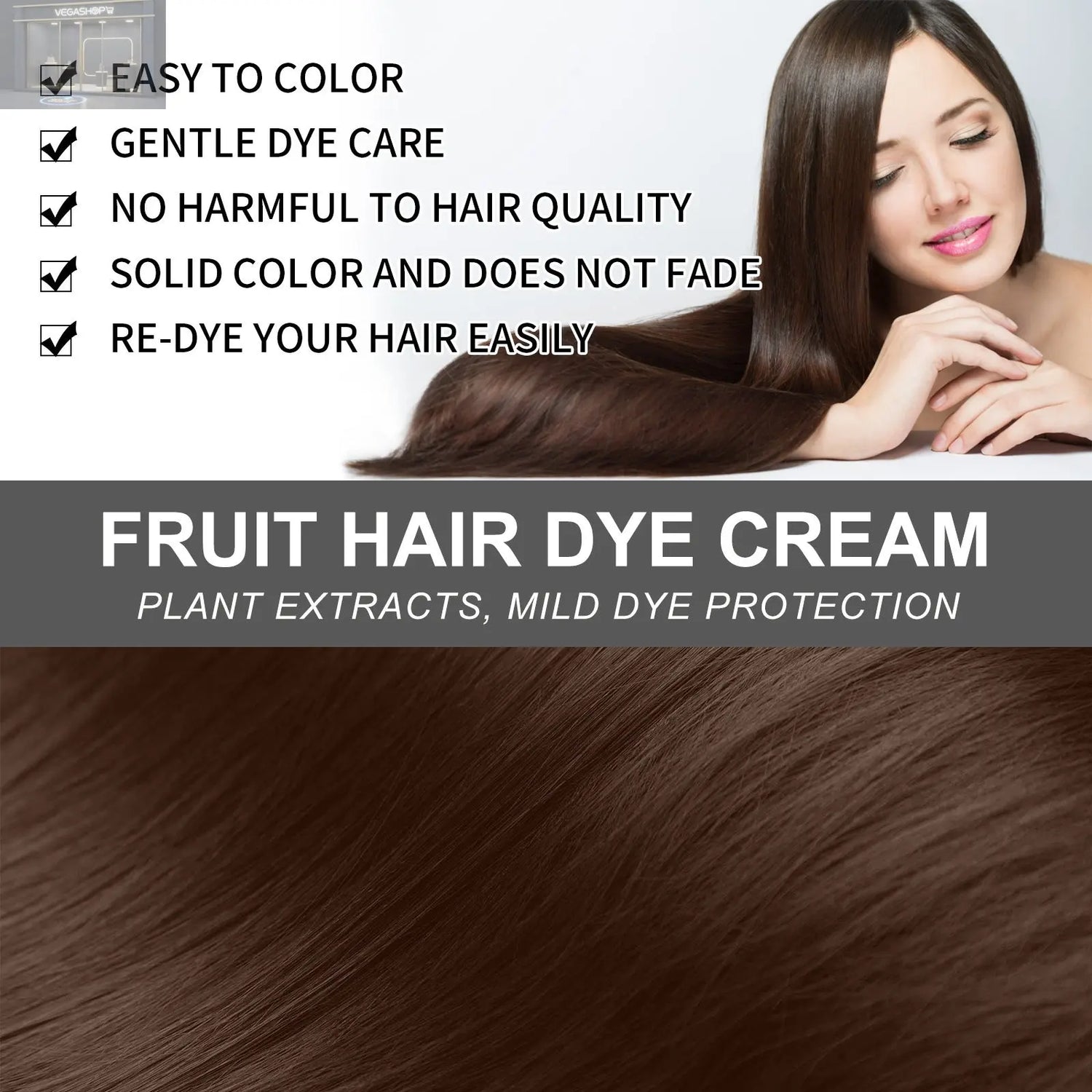 Hair Color-free Hair Cream VEGASHOP VEGASHOP Hair Color-free Hair Cream