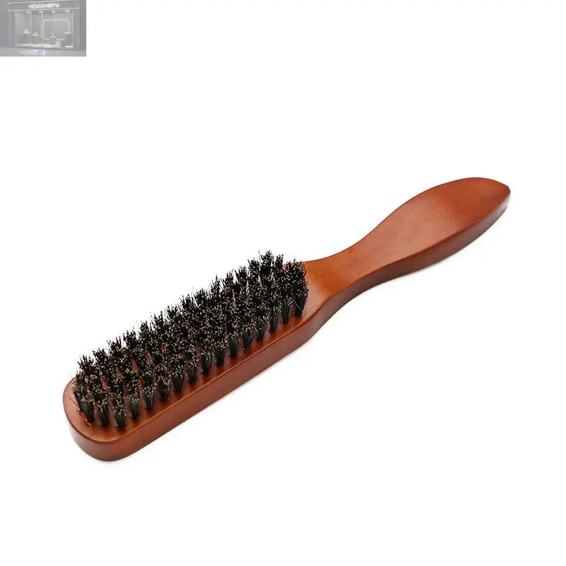 Wooden Handle Pig Bristle Brush Cleaning Broken Hair Brush Hair Salon Tool VEGASHOP VEGASHOP Wooden Handle Pig Bristle Brush Cleaning Broken Hair Brush Hair Salon Tool