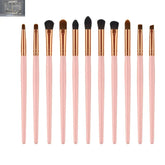 Makeup Wooden Handle Powder Gold Beauty Tools Makeup BrushProduct information: Brush set count: 11 Brush material: Nylon Brush bag type: bagged Brush handle material: wooden handle Brush handle specification: long rod Hair length specification: 1.5cm Tota