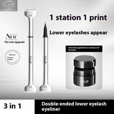 Double-headed Lower Eyelash Stamp Pen Waterproof Natural Long Lasting Eyeliner Beauty ProductsProduct information: Makeup tools classification: other makeup/beauty tools Applicable population: general population Type: eyeliner Color classification: 01