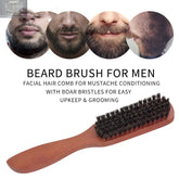 Wooden Handle Pig Bristle Brush Cleaning Broken Hair Brush Hair Salon Tool VEGASHOP VEGASHOP Wooden Handle Pig Bristle Brush Cleaning Broken Hair Brush Hair Salon Tool